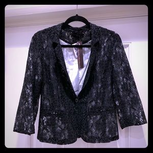 Hazel Black Lace Jacket